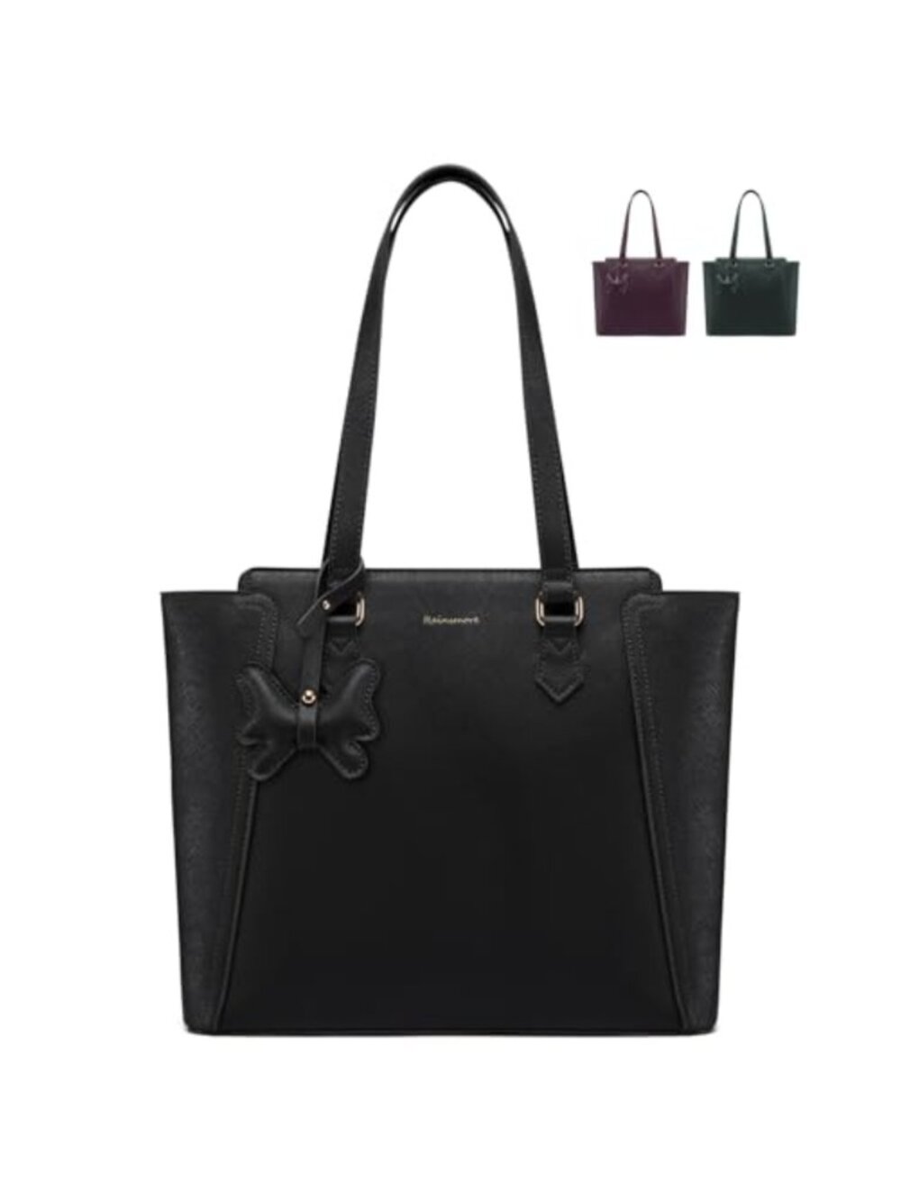RAINSMORE 14 Inch Tote Bag with Zipper